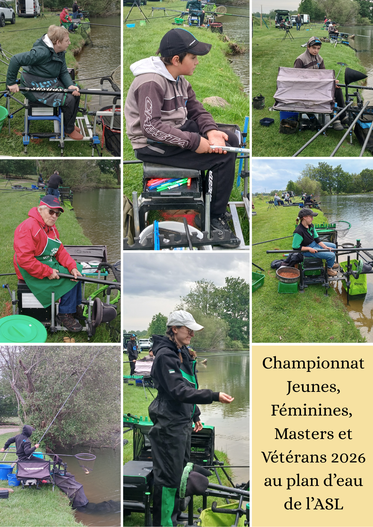 championnat jeunes, féminines, masters et vétérans